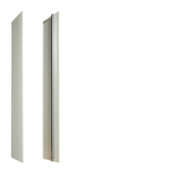 Oldallappár 8U lakkozott acél 245.5mm x 1200mm fehér Quadro4 Hager
