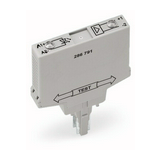 Optocsatoló modul 0,1A/24VDC dugaszolható 10mm szürke WAGO