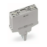 Optocsatoló modul 4A/ 24VDC dugaszolható 15mm szürke WAGO