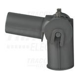 Oszlop adapter állítható LSJA30/50/60 lámpatesthez (0/90°) -10° d50/63mm szürke műanyag TRACON