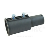 Oszlop adapter LSJA30/50/60 lámpatesthez 50/63mm egyenes szürke műanyag 75mm-átmérő TRACON