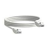 Pachkábel ULP (10db) F/UTP Cat5e 4x2 0.3m RJ45 8(8) RJ45 8(8) fehér NSX Schneider