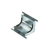 Padlócsatorna függőleges ív 2rekeszes EÜK-2-höz 190mm x 38mm x acél KV2 19038-2 OBO-BETTERMANN