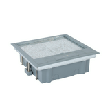 Padlódoboz 245x225x76mm  2x6modul merőleges szerelvény téglalap műanyag csőcsatlakozásra LEGRAND