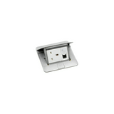 Padlódoboz Pop-up alumínium 100mm 10mm-padlóburkolat 3-modul LEGRAND