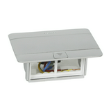 Padlódoboz Pop-up alumínium 122mm 10mm-padlóburkolat 4-modul LEGRAND