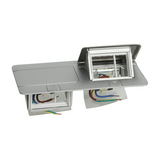 Padlódoboz Pop-up alumínium 210mm 10mm-padlóburkolat 6-modul LEGRAND