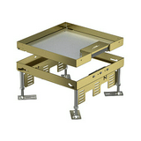 Padlókazetta kábelkivezetéssel négyzetes 350mm 110mm-ma 12-modul RKSN2 9 MS 25 OBO-BETTERMANN