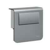 Padószegély-csatorna doboz 30W LED-trafóval 1x műanyag 80mm-ma/csatorna 20mm-mé/csatorna SL Hager