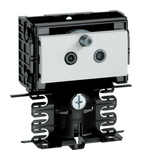 Padószegély-csatorna doboz átmenő antenna csatlakozóval 1x antenna csatlakozó műanyag SL Hager