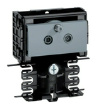 Padószegély-csatorna doboz átmenő antenna csatlakozóval 1x antenna csatlakozó műanyag SL Hager