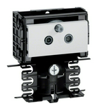 Padószegély-csatorna doboz végzáró antenna csatlakozóval 1x antenna csatlakozó műanyag SL Hager