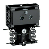 Padószegély-csatorna doboz végzáró antenna csatlakozóval 1x antenna csatlakozó műanyag SL Hager