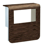 Padószegély-csatorna szerelvénydoboz 1x műanyag 80mm-ma/csatorna 20mm-mé/csatorna SL Hager