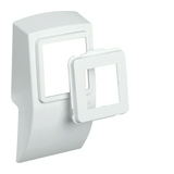 Padószegély-csatorna szerelvénydoboz SL2051-hez 1x műanyag fényesfehér 50mm-ma/csatorna SL Hager