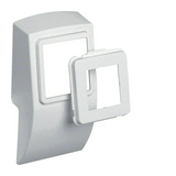 Padószegély-csatorna szerelvénydoboz SL2051-hez 1x műanyag világosszürke SL Hager