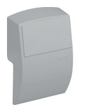 Padószegély-csatorna szerelvénydoboz vaklappal SL2051-hez 1x műanyag világosszürke SL Hager