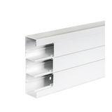 Parapetcsatorna 185mm x 55mm 2000mm kezeletlen műanyag fényesfehér fedéllel OptiLine 45 Schneider
