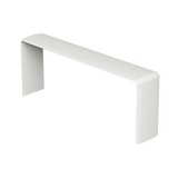 Parapetcsatorna fedéltakaró 130x50-hez 130mm-sz 50mm-mé szimmetrikus kezeletlen DLP-S LEGRAND