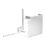 Parapetcsatorna kanyarelem 75x55-höz alap+fedél 102mm x 102mm x 90° műanyag OptiLine 45 Schneider