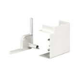 Parapetcsatorna kanyarelem 95x55-höz alap+fedél 122mm x 122mm x 90° műanyag OptiLine 45 Schneider