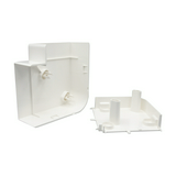 Parapetcsatorna L-idom 100x50-hez emelkedő/süllyedő 90° fényesfehér műanyag DLP-S LEGRAND