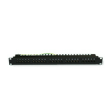 Patch panel ISDN árnyékolatlan 3 RJ45 8(4) 25max. csatlakozószám LSA 482,6 mm (19
