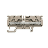 Átmenő sorkapocs TS35 1-szintes 32A 0.5-4mm2 bézs dugaszolós PDU 2.5/4/4AN Weidmüller