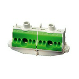 PE-kapocs elosztóblokk zöld 2x25+8x4mm2 2-pólus 25mm2-vezetőér Fixconnect Hensel
