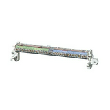 PE+N-kapocs elosztóblokk 75A zöld 3x25+4x4mm2 kék 3x25+1x4mm2 2-pólus 25mm2-vezetőér Hensel