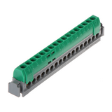 PE-sín 17P csavaros 16csatl./16mm2 1csatl./25mm2 kalapsínre Lexic LEGRAND