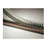 Perforált huzalozócsatorna 12.5mm x 12.5mm x 500mm gránitszürke FLX10 CANALPLAST