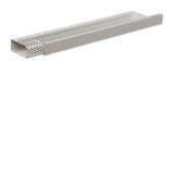 Perforált huzalozócsatorna vízszintes 429mm x 80mm x 31mm műanyag Quadro Hager