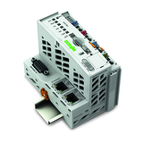 PLC logikai vezérlő kompakt 24V/DC 2xIpariEthernet 1xRS-232 1xRS-485 MODBUS EtherNet/IP WAGO
