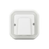 Plexo55 kábelkivezető d5-13mm 16A süllyesztett nyitott fehér LEGRAND