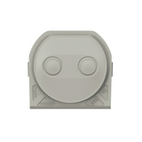 Plexo55 kábelkivezető membrán 2-es 0-12,5mm-kábelátmérőhöz teli műanyag szürke LEGRAND