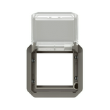 Plexo55 Program Mosaic adapter SQ70/SQ70 antracit csapófedéllel LEGRAND