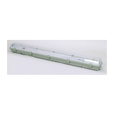LED porpáramentes lámpatest T8 IP65 falonkívüli 3x 36W G13 MLX CAB992 WP-A336 ABS+PC LED HUNILUX