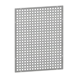 Szerelőlemez rácsos univerzális 2x24M perforált acél 285mm x 371mm x PrismaSeT XS Schneider