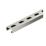 Profilsín perforált 2m C-profil 41mm x 21mm nemesacél 2mm-va/anyag MS4121P2000A2 OBO-BETTERMANN