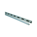 Profilsín perforált 2m C-profil 41mm x 21mm szalaghorganyzott acél C15L2000PG ERICO
