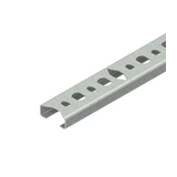 Profilsín perforált 2m C-profil 20mm x 8mm szalaghorganyzott acél 2000mm sima 2910/2 SQA Niedax