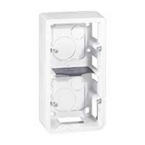 Mosaic kiemelődoboz 1-es függőleges fehér műanyag IP2X LEGRAND