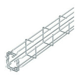 Rácsos kábeltálca 3m galván/elektrolit horganyzott acél G-alak 125mm x G-GRM G OBO-BETTERMANN