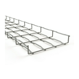 Rácsos kábeltálca 3m galván/elektrolit horganyzott acél U-alak 35mm x 100mm x BFR 100X35 EZ BASOR