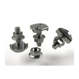 Rácsos kábeltálca rögzítő M6x20mm M 6 20mm merítetten horganyzott acél anyával CTBF GC BASOR