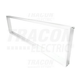 Ráépítőkeret 300x1200mm LED-panelhez fehér alumínium 50mm x TRACON