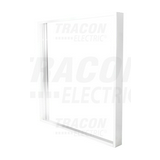 Ráépítőkeret 600x600mm LED-panelhez fehér alumínium 50mm x TRACON