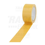 Ragasztószalag sárga  kétoldalas 50mm x 25m polipropilén (PP) TRACON