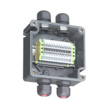 Rb kötődoboz üres TS-sínnel Ex e 115mm x 115mm x 64mm IP66 műanyag 8118/122-199 R.STAHL